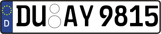 DU-AY9815