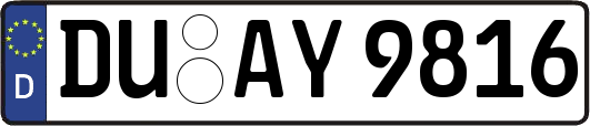 DU-AY9816