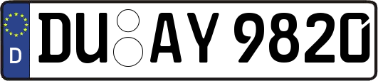 DU-AY9820