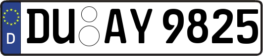DU-AY9825