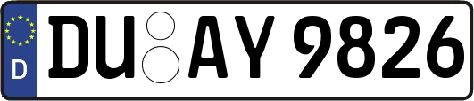DU-AY9826