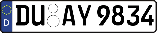 DU-AY9834