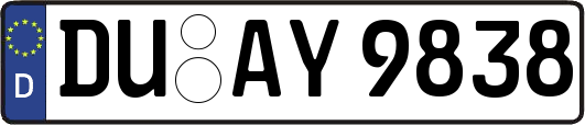 DU-AY9838