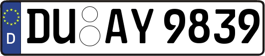 DU-AY9839