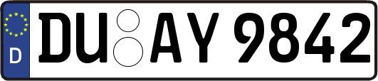 DU-AY9842