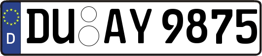 DU-AY9875