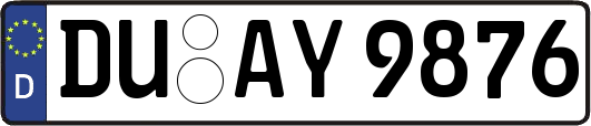 DU-AY9876