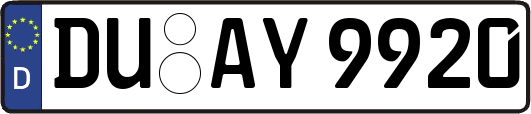 DU-AY9920
