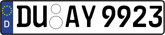 DU-AY9923
