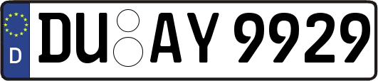 DU-AY9929