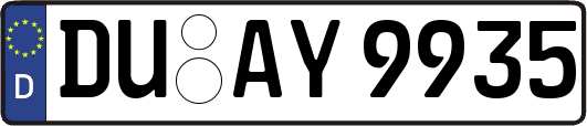 DU-AY9935
