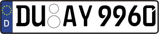 DU-AY9960