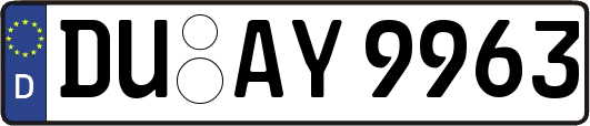 DU-AY9963