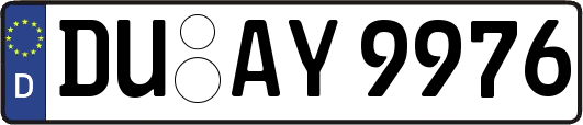 DU-AY9976