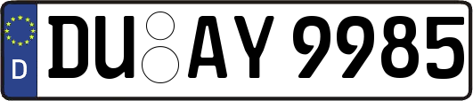 DU-AY9985