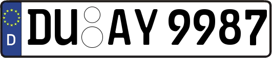 DU-AY9987