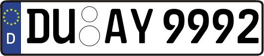 DU-AY9992