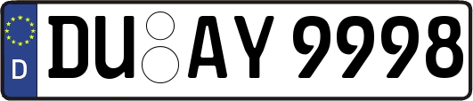 DU-AY9998