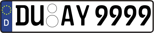 DU-AY9999