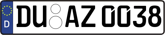 DU-AZ0038