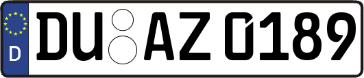 DU-AZ0189