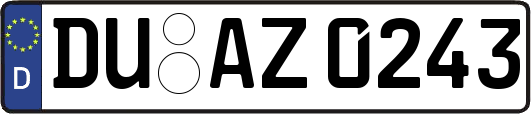 DU-AZ0243