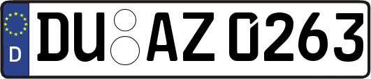 DU-AZ0263