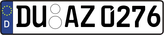 DU-AZ0276
