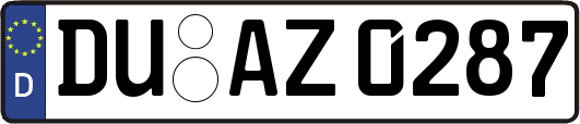 DU-AZ0287