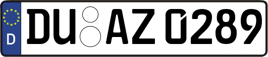 DU-AZ0289