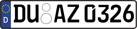 DU-AZ0326