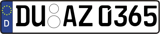 DU-AZ0365