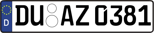 DU-AZ0381