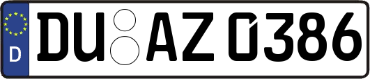 DU-AZ0386