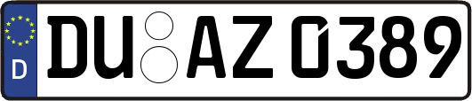 DU-AZ0389