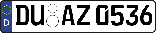 DU-AZ0536