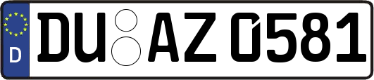 DU-AZ0581