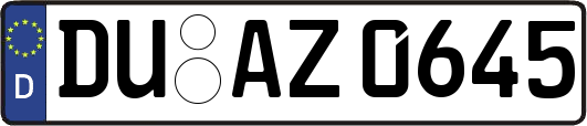 DU-AZ0645