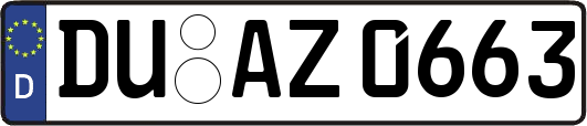 DU-AZ0663