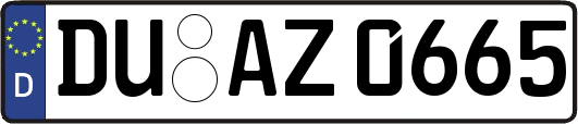 DU-AZ0665