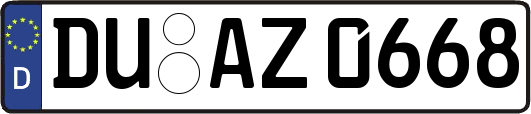 DU-AZ0668