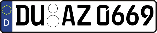 DU-AZ0669