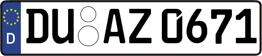 DU-AZ0671