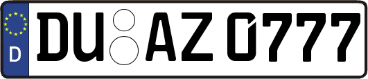 DU-AZ0777