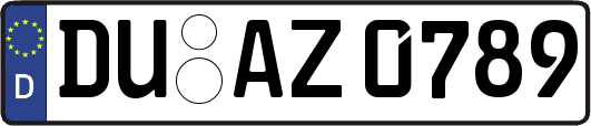 DU-AZ0789