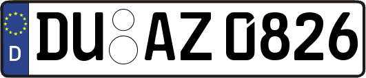 DU-AZ0826
