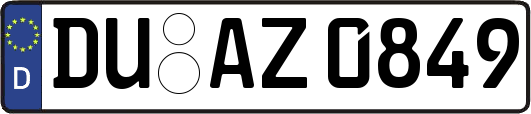 DU-AZ0849