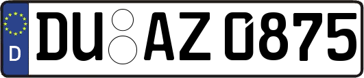 DU-AZ0875