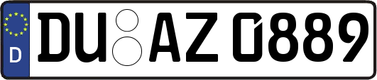 DU-AZ0889
