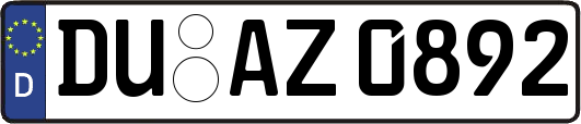 DU-AZ0892